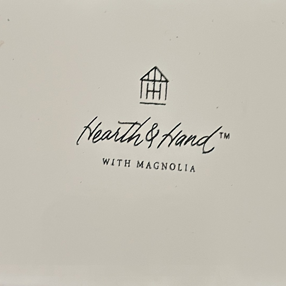 Hearth & Hand farmhouse “Powder Room” sign w/raised lettering & glazed finish - Picture 9 of 10